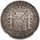 Puerto Rico. 40 Centavos, 1896-PGV - 2