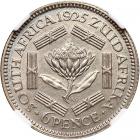 South Africa. Sixpence, 1925 - 2