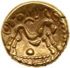 Celtic, Gaul. Ambiani. Gold Stater (5.6 g), 60-55 BC Choice VF - 2