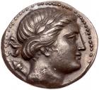 Pamphylia, Perge. Silver Tetradrachm (16.5 g), ca. 250 BC EF