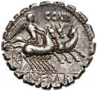 C. Naevius Balbus. Silver Denarius Serratus (3.9 g), 79 BC EF - 2