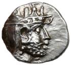 Persis Kingdom. Vadfradad (Autophradates) II. Silver Obol (0.6 g), Early to Mid 2nd Century BC