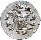Indo-Sythian. Maues. Silver Tetradrachm (9.8 g), 90-57 BC Superb EF - 2