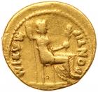 Tiberius. Gold Aureus (7.6 g), AD 14-37 Sharpness of Fine - 2