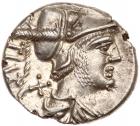 Ti. Veturius. Silver Denarius (4.01 g), ca. 137 BC