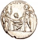 Ti. Veturius. Silver Denarius (4.01 g), ca. 137 BC - 2