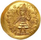 India. Kushan Empire, Vasideva II. Gold Dinar (8 g), AD 290-320 Superb EF