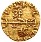Kushan Empire. Vima Kadphises. Gold 1/4 Dinar (2 g), ca. AD 100-128 - 2