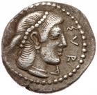 Sicily, Syracuse. Second Democracy. Silver Litra (0.7 g), ca. 466-460 BC EF