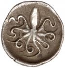 Sicily, Syracuse. Second Democracy. Silver Litra (0.7 g), ca. 466-460 BC EF - 2