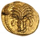Zeugitania, Carthage. Gold 1/10 Stater (0.8 g), ca. 350-320 BC EF - 2