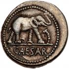 Julius Caesar. Silver Denarius (4.4 g), 49-44 BC VF
