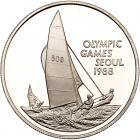 Cayman Islands. 5 Dollars, 1988 Choice Brilliant Proof