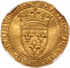 Charles VI (1380-1422). Gold Ecu d'Or, undated. NGC MS62 - 2