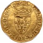 Charles VI (1380-1422). Gold Ecu d'Or, undated. NGC MS64 - 2