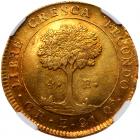 Costa Rica. 4 Escudos, 1837-CR-E NGC About Unc - 2