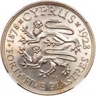 Cyprus. 45 Piastres, 1928 NGC MS63 - 2