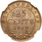 Canada - Newfoundland. 25 Cents, 1917-C NGC MS64 - 2