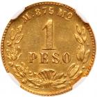 Mexico. Peso, 1905-Mo M NGC MS64 - 2