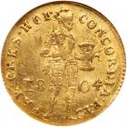 Netherlands: Holland. Ducat, 1804 NGC AU58