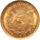 Norway. 20 Kroner, 1902 NGC MS66 - 2