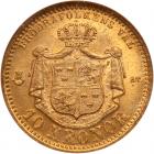 Sweden. 10 Kronor, 1874/3 ST NGC MS66 - 2