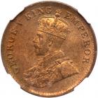 India: Sailana. 1/4 Anna, 1912 NGC MS65 RB