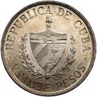 Cuba. Platinum 20 Pesos, 1915 Choice Brilliant Unc - 2