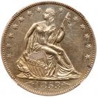 1853-O Liberty Seated 50C. Arrows & Rays