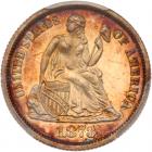 1873 Liberty Seated 10C. No Arrows, Closed 3 PCGS PF64 CAM