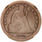 1860-S Liberty Seated 25C