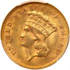 1878 $3 Gold PCGS MS62