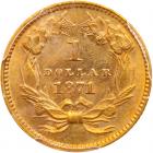 1871 $1 Gold Indian PCGS MS63 - 2