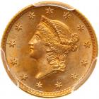 1854 $1 Gold Liberty PCGS MS65