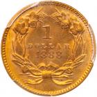 1888 $1 Gold Indian PCGS MS62 - 2