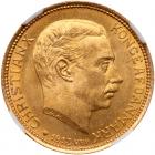 Denmark. 20 Kroner, 1913-VBP AH NGC MS65