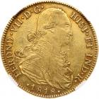 Colombia. 8 Escudos, 1818-NR JF NGC EF45