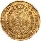 Chile. 8 Escudos, 1801-So AJ NGC EF45 - 2