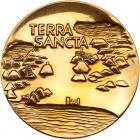 Israel. Terra Sancta (Holy Land), State Gold Medal, 1963 Choice Brilliant Unc