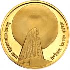 Israel. Diamond Exchange, Official Award Gold Medal, 1974 Choice Brilliant Unc