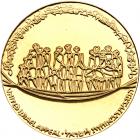 Israel. Keren Hayesod (United Israel Appeal), State Gold Medal, 1970 Brilliant U - 2