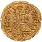 Visigoth. Transitional Style. Gold Tremissis (1.4 g), AD 527-565 Nearly Mint Sta - 2