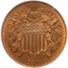 1871 2C PCGS MS65 RD