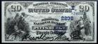 1882, $20 National Bank Note. Date Back. The Diamond NB, Pittsburgh, Pennsylvania