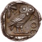 Attica, Athens. Silver Tetradrachm (17.17 g), ca. 454-404 BC EF - 2