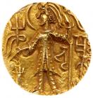 Kushan Empire. Shaka. Gold Stater, ca. AD 325-345