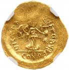 Justinian I. Gold Tremissis (1.48 g), AD 527-565 - 2
