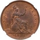 Great Britain. Penny, 1874-H NGC MS63 RB - 2