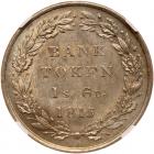 Great Britain. 18 Pence Bank Token, 1815 NGC MS63 - 2