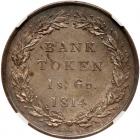 Great Britain. 18 Pence Bank Token, 1814 NGC MS62 - 2